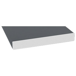 Schaumprofil 150x20mm Lg. 6,00m foliert, PVC-HartSchaum 70 1205-167 Basaltgrau Produktbild