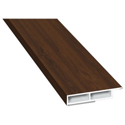 Kammerprofil 40x7 mm SK Lg. 6,00 m foliert mit Nase 436 2035 Nussbaum Terra Produktbild