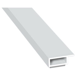 ROLLE Flachprofil 25x2,5/1,5mm SK Lg. 6,00m Weiß, VE: 60m (Den letzten Meter bitte nicht verarbeiten) Produktbild