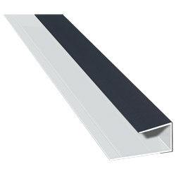 U-Profil 34x21x24mm Lg. 6,00m foliert 70 1605-083 Anthrazitgrau Glatt Produktbild
