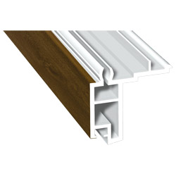 Fensterbankanschlussprofil Schüco 30mm Lg. 6,00m foliert 217 8001-167 Golden Oak Produktbild