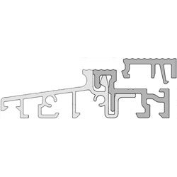 GKG Türschwelle 70 mm TS57012-FL mit loser Schließblechleiste 22 mm Produktbild