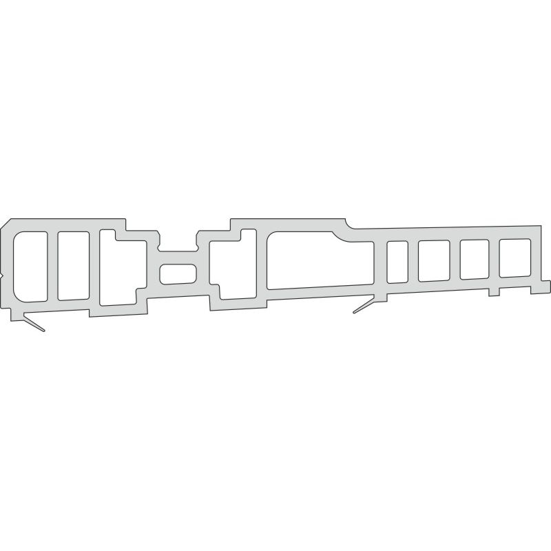 SIEGENIA Aufsatzschiene ECO PASS B190 S107,5 Gealan S9000 Produktbild