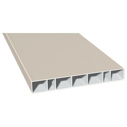 Hohlkammerprofil 150x20mm Lg. 6,00m foliert 456 5054 Cremeweiß Cool Color Produktbild