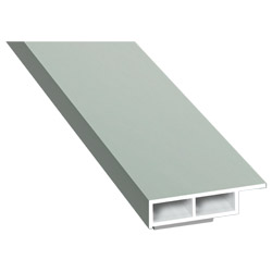 Kammerprofil 30x7mm SK Lg. 6,00m foliert mit Nase 70 3805-083 Achatgrau Glatt Produktbild