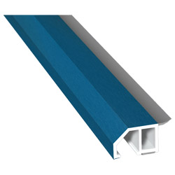 Anschluß-Profil 30mm WL SK Lg. 6,00m foliert, klipsbar, WL Schwarz50 0705-167 Brillantblau Produktbild