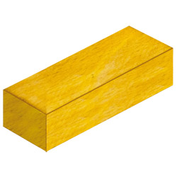 Holzverglasungsklötze aus Eichenholz 40x60 mm Produktbild