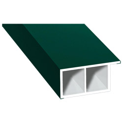 Kammerprofil 30x15mm Lg. 6,00m foliert, mit Nase 60 0505-167 Moosgrün Produktbild