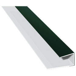U-Profil 34x21x24mm Lg. 6,00m foliert 61 2505-167 Dunkelgrün Produktbild