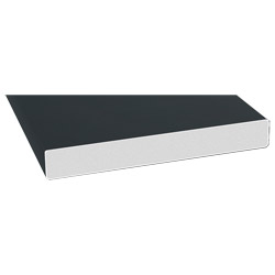 Schaumprofil 150x20mm Lg. 6,00m foliert, PVC-HartSchaum 70 1605-083 Anthrazitgrau Glatt Produktbild