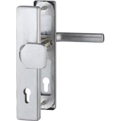 E61G/2221/2210/1643Z Garnitur HOPPE-Schnellstift/ES1/F69 Edelstahl matt/Profilzylinder 92mm/10mm/FDW-Vierkantstift/67-72 Produktbild