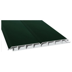 Nut- u. Federprofil 200x17mm Lg. 6,00m foliert, V-Fuge 61 2505-167 Dunkelgrün Produktbild