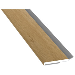 Flachprofil 30x3mm WL SK Lg. 6,00m foliert, WL Schwarz 321 1005-167 Irish Oak Produktbild