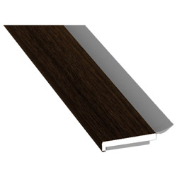 Flachprofil 20x3mm WL SK Lg. 6,00m foliert, WL Schwarz 316 7004-167 Mooreiche Produktbild