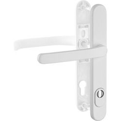 greenteQ Schmalrahmenhalbgarnitur DG58.S216.ZA.AL.SSN.AU PZ 92 niederer Drücker Produktbild