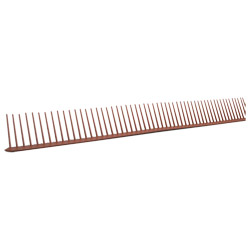 Traufenlüftungskamm PVC 100 cm anthrazit Produktbild