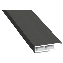 Kammerprofil 30x7 mm SK Lg. 6,00 m foliert mit Nase 436 1014 Alux DB 703 Produktbild