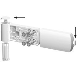ROTO DoorLine Abdeckkappenset PS Produktbild