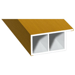 Kammerprofil 30x15mm Lg. 6,00m foliert, mit Nase 119 2001-167 Oregon IV Produktbild