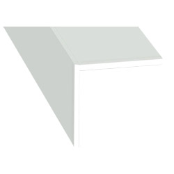 Winkelprofil 30x30x2mm Lg. 6,00m Salamander Weiß, VE: 60m Produktbild