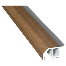 Anschluß-Profil 30mm WL SK Lg. 6,00m foliert, klipsbar, WL Schwarz321 4007-195 Rustic Cherry Produktbild