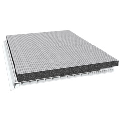 Rollladenkastendeckel 260mm Lg. 6,00m Weiß, mit 20mm Flex-Schaum 12mm versetzt von vorneVE: 18m Produktbild