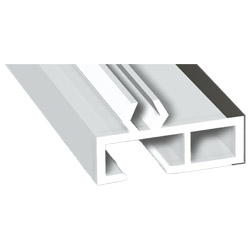 Aufdopplungsprofil 30x10mm Lg. 6,00m foliert 70 3905-167 Quarzgrau Produktbild