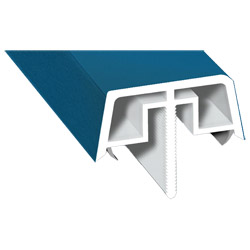 Kopplungsabdeckungsprofil Lg. 6,50m foliert 50 0705-167 Brillantblau Produktbild