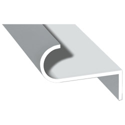 Abrollprofil schraubbar Lg. 6,00m foliert 71 5505-167 Silbergrau Produktbild