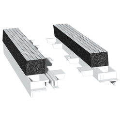 Adapter 195 mm Weiß, mit 20 mm Flex-Schaum, VE: 50 Paar Produktbild