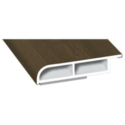 Kammerprofil 35x7mm SK Lg. 6,00m foliert mit Nase 217 8007-167 Nussbaum Produktbild