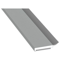 Flachprofil 20x3mm WL SK Lg. 6,00m foliert, WL Schwarz 70 0405-083 Signalgrau Glatt Produktbild