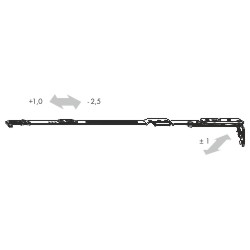 Scherenarm AX 24/13 TS Gr 4 rs Krt25 Produktbild