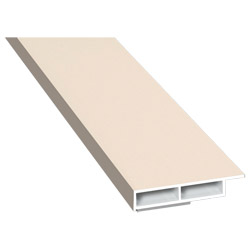Kammerprofil 40x7 mm SK Lg. 6,00 m foliert mit Nase 456 5054 Cremeweiß Cool Color Produktbild