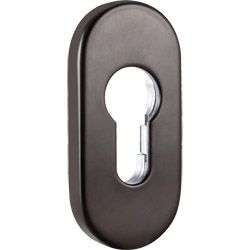 greenteQ Schieberosette PZ oval 9mm AL Produktbild