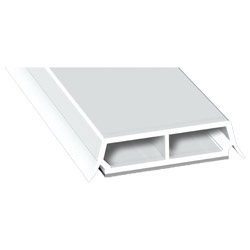 Trapez-Sprosse 38mm SK Lg. 6,00m mit zwei weißen Weichlippen, VE: 60m Produktbild