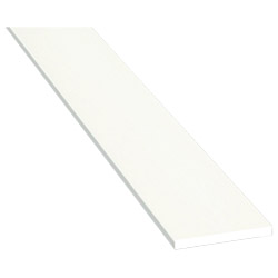 Flachprofil 30x3mm Lg. 6,00m foliert 456 5053 Altweiß Produktbild