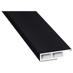 Kammerprofil 30x7mm SK Lg. 6,00m foliert mit Nase 70 2105-083 Schwarzgrau Glatt Produktbild