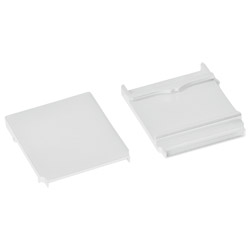 G-EMF Endkappe 34  2er Set weiß RAL 9016 Produktbild
