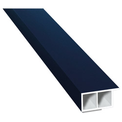 Kammerprofil 30x15mm SK Lg. 6,00m foliert, mit Nase 51 5005-167 Stahlblau Produktbild