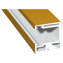 Rollladenführung 30x32mm Lg. 6,00m foliert, GK Braun, ohne Bürste 211 5008-167 Oregon III Produktbild