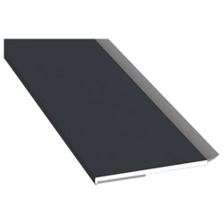 Flachprofil 50x3mm WL SK Lg. 6,00m foliert, WL Schwarz 701505-083 Schiefergrau Glatt Produktbild