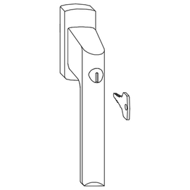 HEBEL SI-LINE TL/PZ I.U.A RAL8019 B1 Produktbild