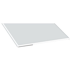 ROLLE Flachprofil 70x2,5/1,5mm SK Weiß, VE: 150m (Den letzten Meter bitte nicht verarbeiten) Produktbild
