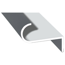 Abrollprofil schraubbar Lg. 6,00m foliert 70 1205-083 Basaltgrau Glatt Produktbild