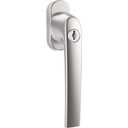 ROTO Fenstergriff SAMBA abschließbar Alu mit Logo - 100 Nm inkl. Schrauben Produktbild