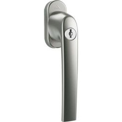 ROTO Fenstergriff SAMBA abschließbar Alu mit Logo - 100 Nm inkl. Schrauben Produktbild