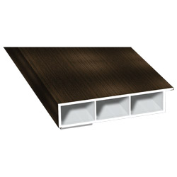 Kammerprofil 80x15mm SK Lg. 6,00m foliert, mit Nase 214 0006-167 Mooreiche Produktbild