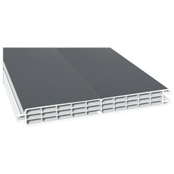 Nut- u. Federprofil 200x24mm Lg. 6,00m foliert 70 1205-167 Basaltgrau Produktbild