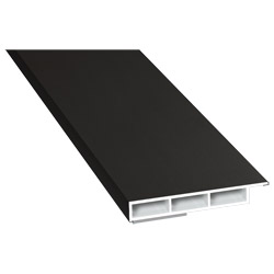 Kammerprofil 50x7 mm SK Lg. 6,00 m foliert mit Nase 7105.95 Ash Glatt Produktbild